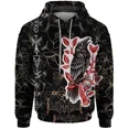 thumbnail image 3 of Sudadera con capucha informal de otoño para hombre, sudadera con capucha con estampado de águila fresca, sudadera con capucha holgada de moda, ropa Y2K, sudadera de moda, 3 of 5
