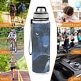 thumbnail image 7 of Qxltty Raven Wolf in The Moonlight Water Bottle 32 oz with Straw BPA Free Reusable Fitness Sport Bottle Perfect for Travel School Outdoors and Gym, 7 of 7