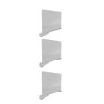 thumbnail image 1 of Shelf Closet Separators, Rounded Edges 4Pcs Multifunction Clear Shelf Dividers Stable  for Bedroom and Kitchen, 1 of 7