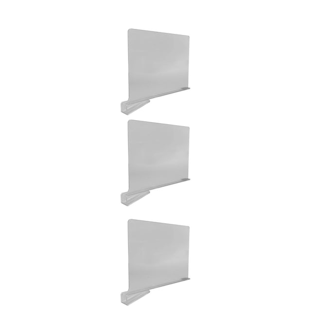 Shelf Closet Separators, Rounded Edges 4Pcs Multifunction Clear Shelf Dividers Stable for Bedroom and Kitchen