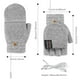 thumbnail image 2 of Guantes calefactables eléctricos recargables Manoplas calefactoras ajustables para deportes de esquí, 2 of 8