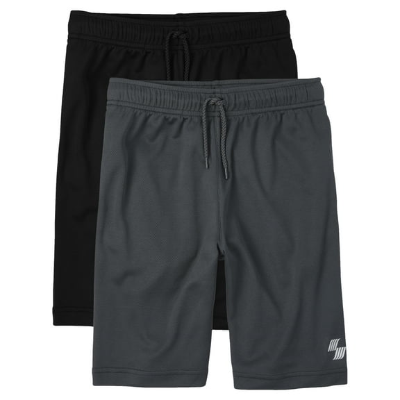 The Children's Place Boys Performance Basketball Shorts, 2-Pack, Sizes XS-XXL