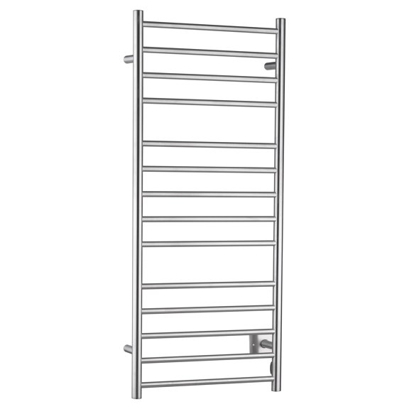 ANZZI Elgon 14-Bar Stainless Steel Wall Mounted Towel Warmer Rack with Brushed Nickel Finish