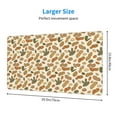 thumbnail image 2 of Salouo Set With Peanut Print Large Mouse Pad,Extended Mat Desk Pad, 3mm Thick Mice Pad Desk Mat Big Desk Pad for Work, Game, Office, Home -16 x 29.5in, 2 of 8