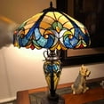 thumbnail image 5 of RADIANCE Goods Tiffany-Style 3 Light Victorian Double Lit Table Lamp 18" Shade, 5 of 6