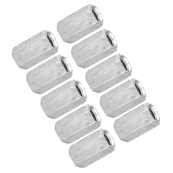 10pcs M8 Long Rod Nut Hex Hexagonal Sleeve Standoff Threaded Fasteners (M8*20)