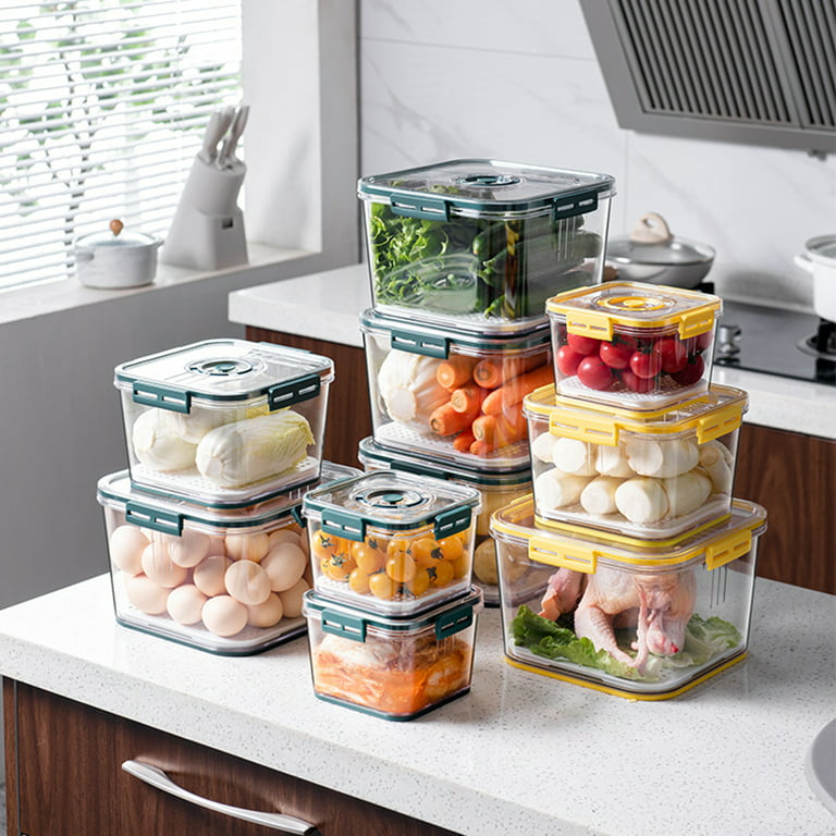Sanmadrola Airtight Plastic Food Storage Containers with Lids for Kitchen  Storage Organization Containers 16 PCS for Pantry Organization and Storage