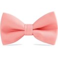 thumbnail image 1 of LAICAIW Classic Pre-Tied Bow Tie for Children & Adults Solid Color Adjustable Bowtie Gabardine, 1 of 7