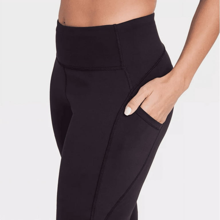 All in Motion Women's Contour Curvy High-Rise Straight Leg Pants with Power  Waist Size M-Short