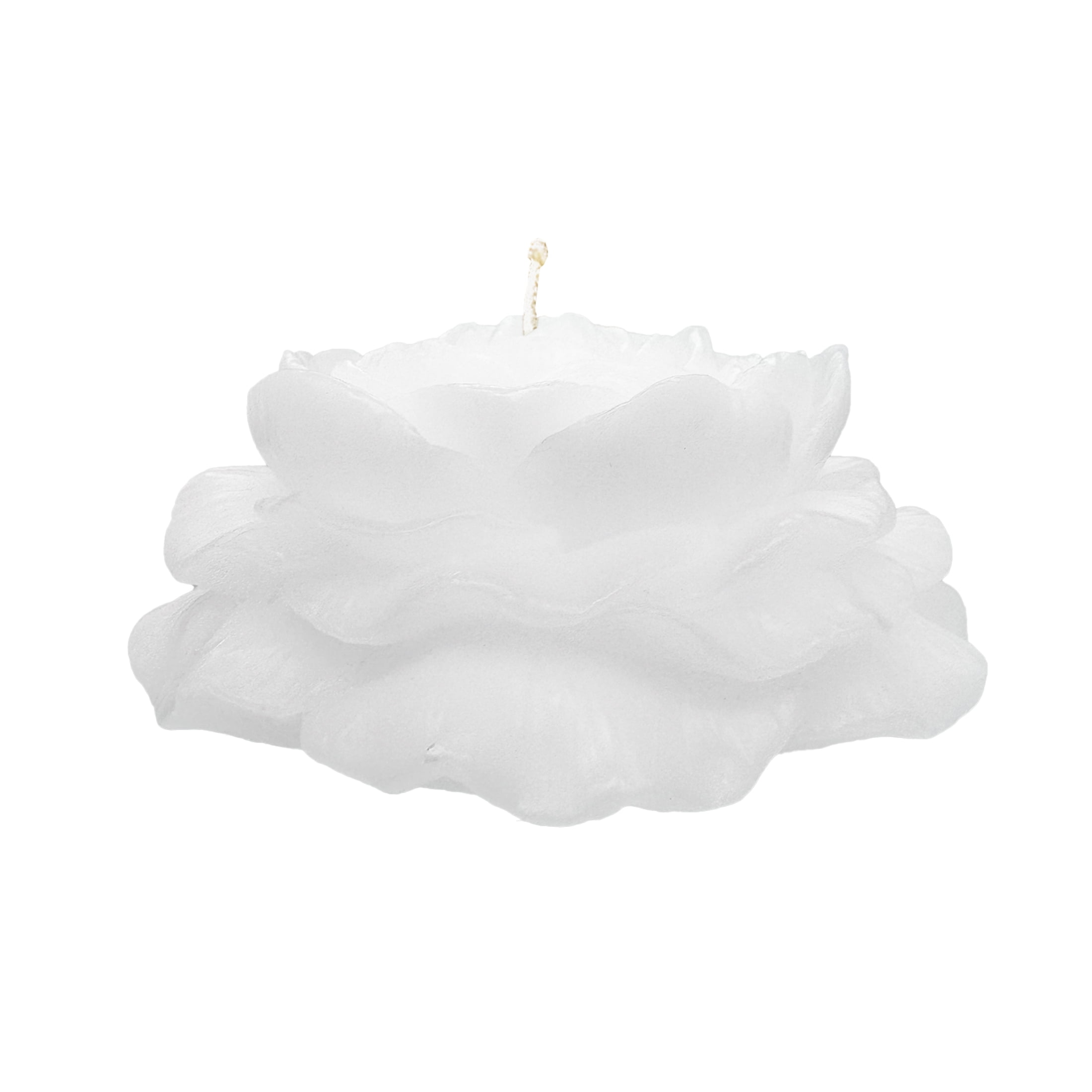 Mainstays Unscented Rose Candle, 2.4 inches Height, White