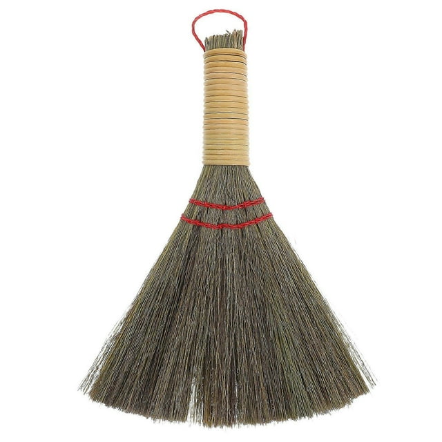 Small Whisk Broom For Desktop Cleaning Handheld Mini Broom For Dusting Tables Sofas Floors Short Handle Hand Broom Home Office Cleaning Tool