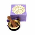 thumbnail image 1 of Mini Bol de Méditation Boîte 2 Pouces Chakra Couronne DZI, 1 of 5