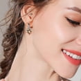 thumbnail image 6 of YYKihy Women Earrings Heart Shaped Zircon Multi Color Fashion Simple Earrings Fashion Earrings Zircon Ear Button Peach Heart Multi Color Jewelry, 6 of 9