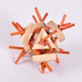 thumbnail image 3 of Cubo de rompecabezas de madera Shulemin Kongming Luban Lock, juguete de regalo desafiante para el coeficiente intelectual, bola espacial, 3 of 8