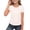 White, variant on BLTIBY Girls Cap Sleeve Shirts Crew Neck Cute Summer Ruffle Hem Tops Loose Casual Short Sleeve Tees Soft Kids Clothes Green 13-14 Years