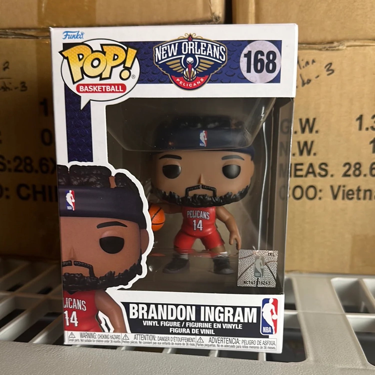 Funko Pop! Brandon Ingram サイン入り フィギュア Amazon.com: Funko Gold Vinyl: NBA - Brandon Ingram, New