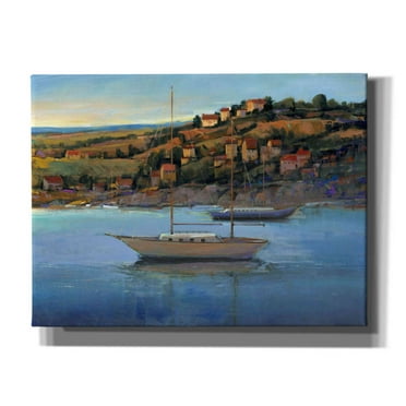 Epic Graffiti 'Harbor View I' by Tim O'Toole, Canvas Wall Art, 16"x12"