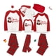 thumbnail image 1 of Pijamas familiares a juego de Navidad, juego de pijamas grises de Santa Claus, rompecabezas de Feliz Navidad, 1 of 3