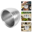 thumbnail image 2 of KAKOWELY Copa de vino, taza de agua reutilizable, taza de té de acero inoxidable, taza pequeña, taza de bebidas, recuerdo de fiesta, 2 of 4