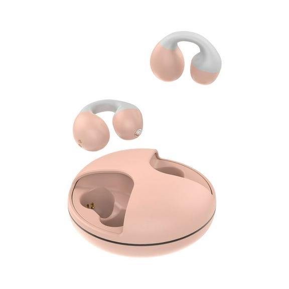 Headphones for Kids Hwkond Clip-on Bluetooth Headset With Charging CompartmentRotating Opening CoverPainless Wearing Headset on Clearance