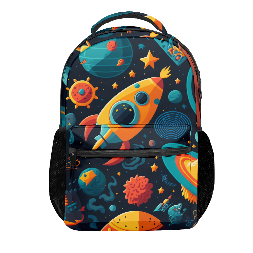 Outer Space Children's School Backpack, Student School Bag, Children's