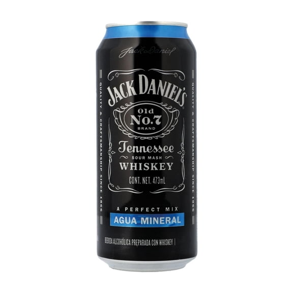 Bebida alcohólica preparada Jack Daniel's Agua Mineral 473 ml