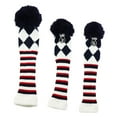 thumbnail image 2 of 3Pcs Golf Headcover Driver Fairway UT Head Cover Socks Sleeve, 2 of 8