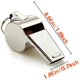 thumbnail image 3 of Silbato, paquete de 2 silbatos deportivos de acero inoxidable con cordón, silbatos con sonido fuerte y nítido, ideales para entrenadores, árbitros y funcionarios JM, 3 of 5