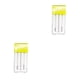 thumbnail image 1 of Yuarrent Marco Rectangular a presión marcos de aro de bordado portátiles herramientas de costura de punto de cruz Gadgets accesorios de Blanco 20.3x20.3cm 2piezas, 1 of 6