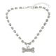 thumbnail image 1 of Collar ajustable para perro y gato, con diamantes de imitación, 1 of 6