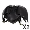 thumbnail image 1 of Mochila para mujer,Mochila gótica con diseño de murciélago y alas en forma de corazón en color negro,Mochila de cuero estilo gótico para mujer,Bolso de mano con alas de encaje y, 1 of 7