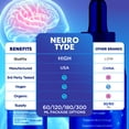 thumbnail image 4 of Neuro Tyde Drops Advanced Formula Brain Support Supplement NeuroTyde 90 Servings, 4 of 8
