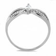 thumbnail image 3 of Luxe Jewelry Designs Women's Stainless Steel Engagement Ring with AAA Grade CZ - Size 6 (Pack of 2), 3 of 4