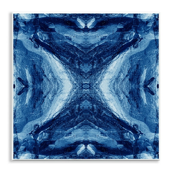 Stupell Industries Rustic Mirrored Motif Abstract Painting Unframed Art Print Wall Art, 12 x 12