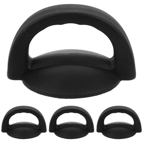 unbranded 4 Pcs Plastic Pot Lid Handles Knobs Can Lids Replacement Black