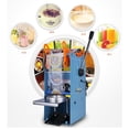 thumbnail image 7 of Manual Cup Sealing Machine Electric Cup Sealer for Bubble Boba Milk Tea Cup Sealer for Height 150mm φ95mm Plastic and Paper Cup (110V), 7 of 7