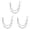 Silver 3PCS, variant on Hip Hop Pants Jean Chain Goth Punk Silver Trousers Chains Metal Thick Wallet Pocket Chains Silver Keychains Body Jewelry For Men And Women