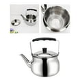 thumbnail image 4 of Tetera de acero inoxidable para café y té, tetera de gas con asa 0.8L, 4 of 9