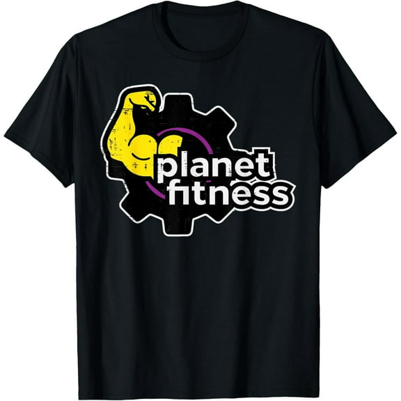 Planet Gym Fitness Bicep Workout Exercise Training Men Women T-Shirt