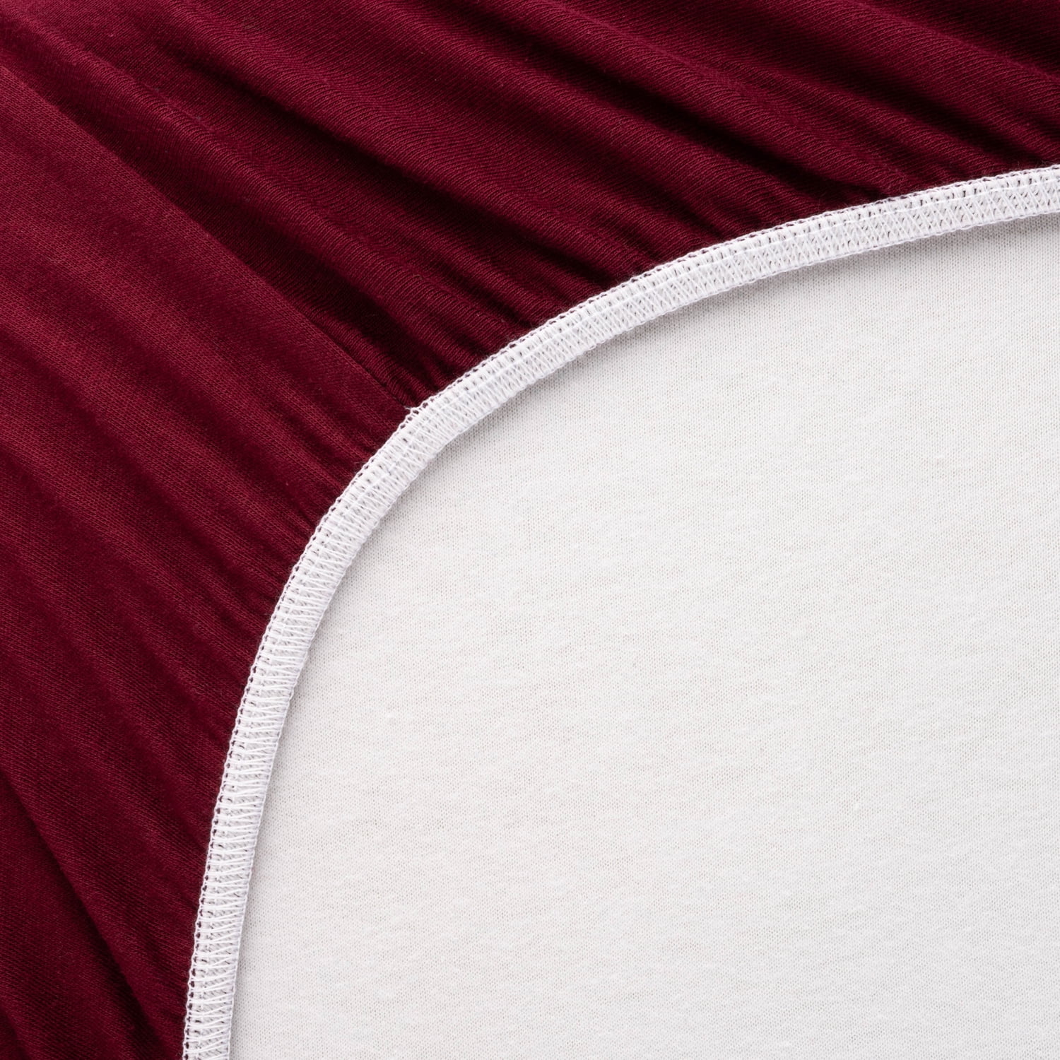 SheetWorld Fitted Cradle Sheet 18 x 36, 100% Cotton Jersey - Burgundy, Made in USA Burgundy Jersey Knit