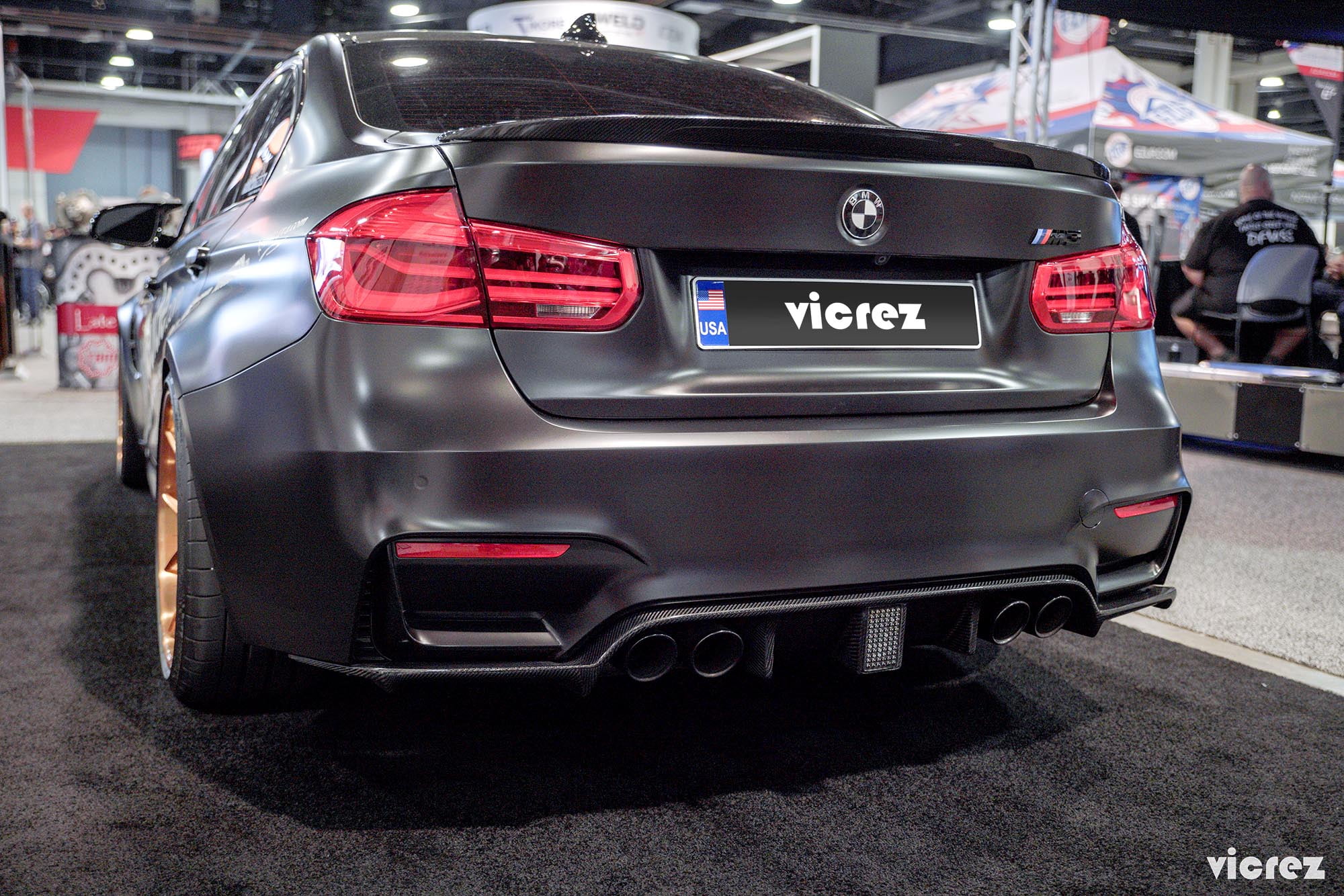 Vicrez BMW M4 F82 F83/ M3 F80 2014-2019 LVZ Carbon Fiber Rear 