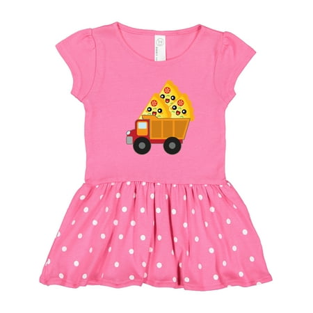 

Inktastic Pizza Lover Food Truck Funny Gift Toddler Girl Dress