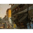 thumbnail image 3 of Jan Ciągliński 14x12 Black Modern Framed Museum Art Print Titled - Mumbai - Street. from the Journey to India (1907), 3 of 5