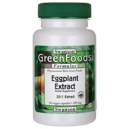 Swanson Eggplant Extract 20:1 450 mg 30 Veg Caps