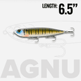 thumbnail image 3 of 6th Sense – Magnum Spoon 170 7" – Flutter Spoon – Bass Fishing – Fluttering Spoon for Targeting Large Bass – 2.2oz., 3 of 13