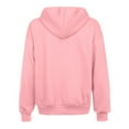 thumbnail image 4 of Satingcolo Womens Hoodies Zip Up Casual Long Sleeve Oversized Hoodie Y2K Full Zipper Preppy Sweatshirts Jackets,Pink XL, 4 of 6