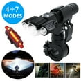 thumbnail image 6 of USB Rechargeable Bike Light Super Bright Bicycle Lights Headlight Triple Flashlight Front Light Waterproof - Riding Cycling Camping, 6 of 12