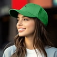 thumbnail image 4 of Dalix Lil Coffee Embroidered Cotton Cap Summer Food Outdoor Dad Hat Womens in Kelly Green, 4 of 5
