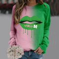 thumbnail image 2 of Sweatshirt for Women Graphic Printed Long Sleeve Tops Crewneck Sweaters Lightweight Fashion 2025, 2 of 4