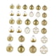 thumbnail image 4 of 30 piezas de adornos colgantes para árbol de Navidad, adornos decorativos para colgar en la pared. Oro, 4 of 9